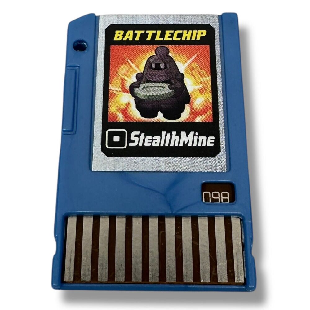MegaMan‎ Battle Chip Stealth Mine 098 for Mega Man PET 2004 Takara